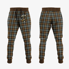 Gordon Weathered Tartan Crest Jogger Sweatpants