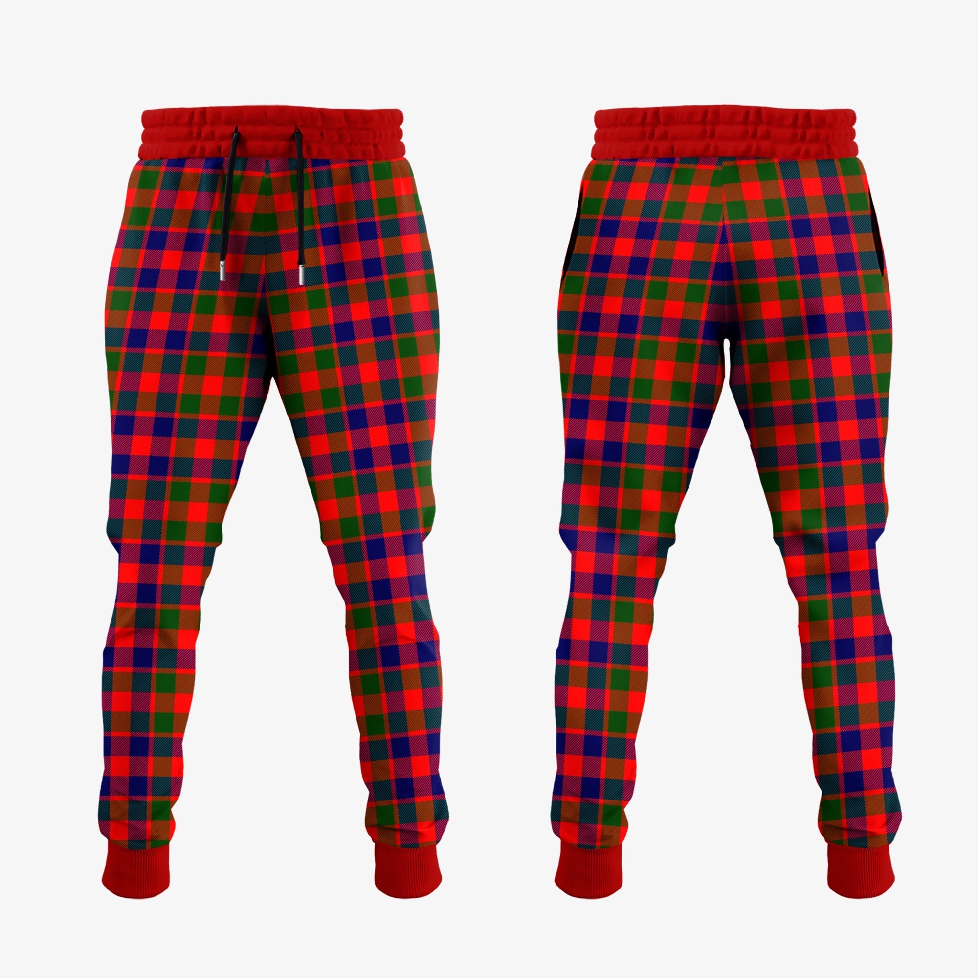 Gow Modern Tartan Crest Jogger Sweatpants