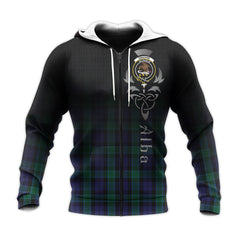 Graham Of Menteith Tartan Hoodie - Alba Celtic Style