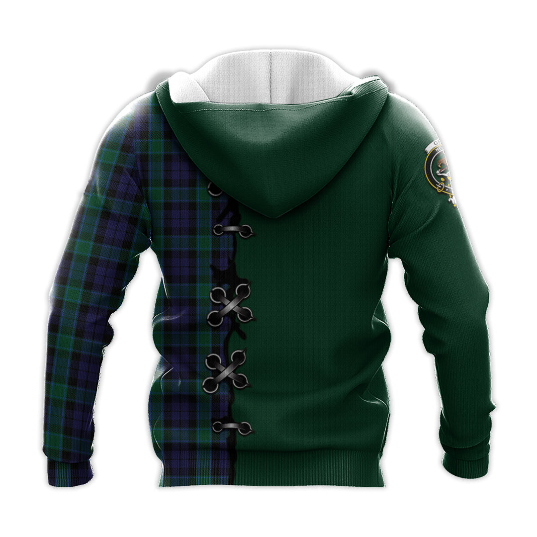 Graham of Menteith Tartan Hoodie - Lion Rampant And Celtic Thistle Style