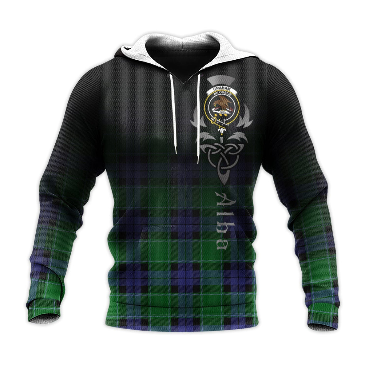 Graham Of Menteith Modern Tartan Hoodie - Alba Celtic Style