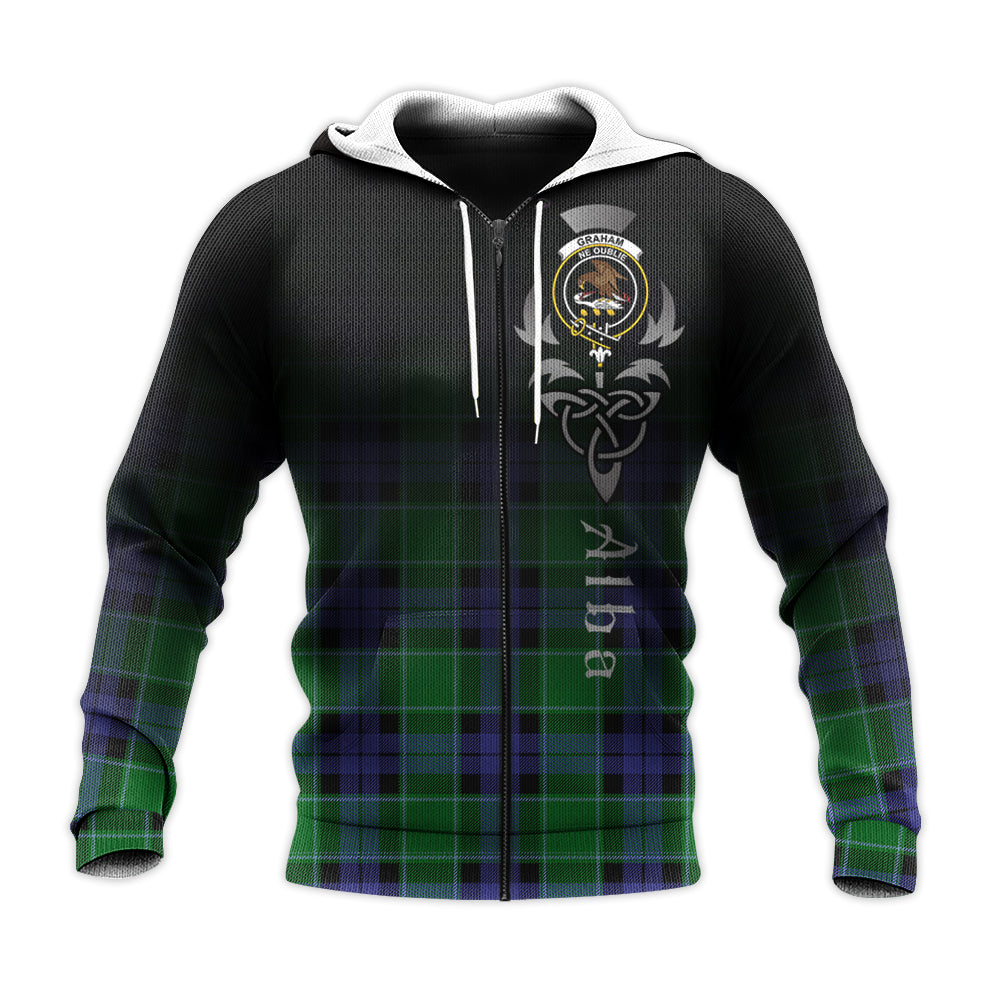 Graham Of Menteith Modern Tartan Hoodie - Alba Celtic Style