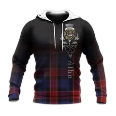 Graham Of Menteith Red Tartan Hoodie - Alba Celtic Style