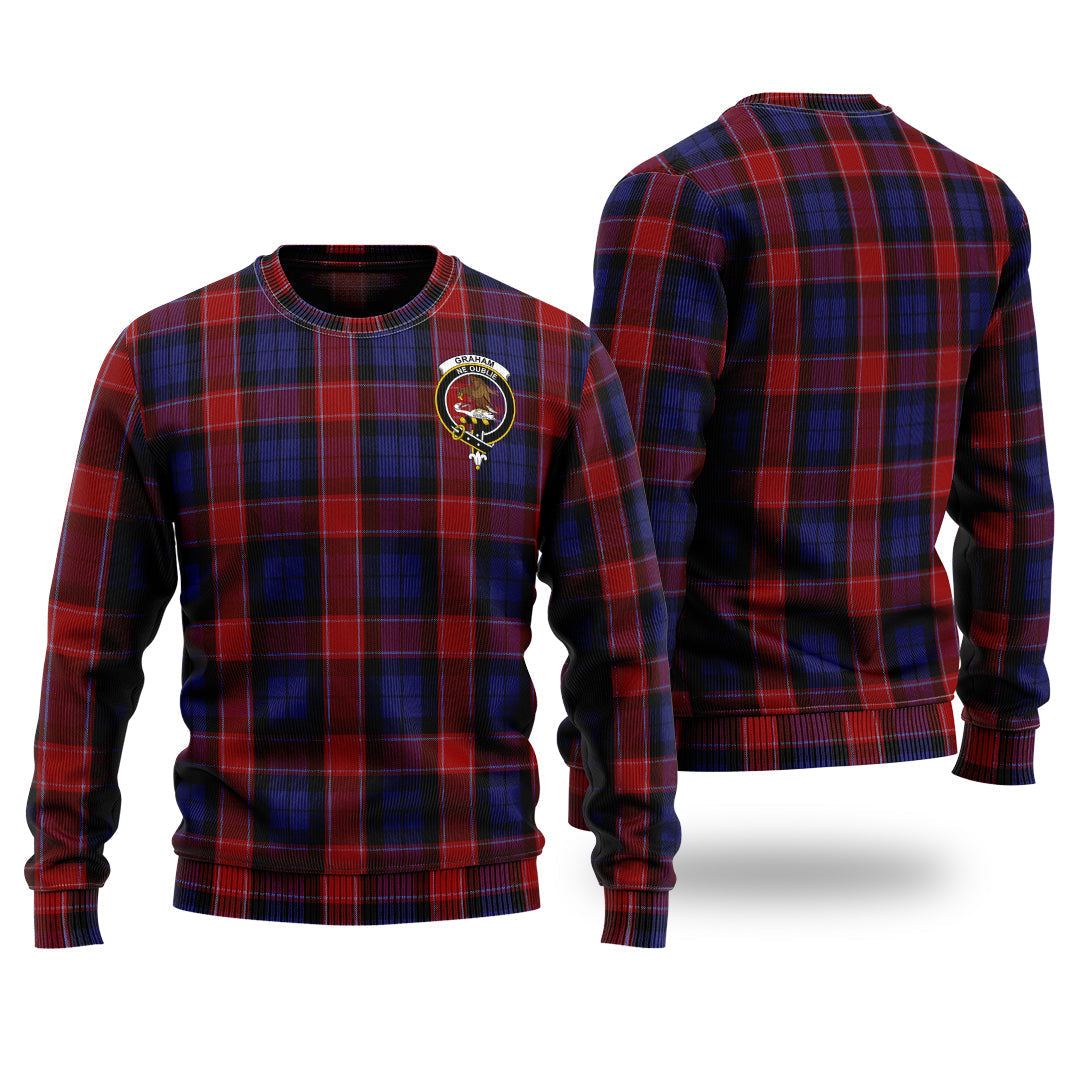 Graham Of Menteith Red Tartan Sweater