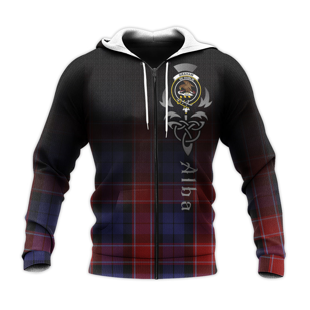 Graham Of Menteith Red Tartan Hoodie - Alba Celtic Style