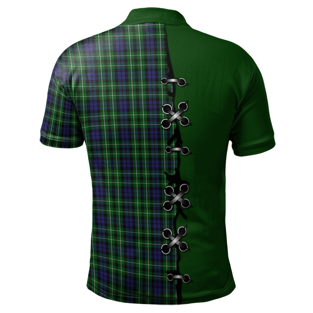 Graham of Montrose Tartan Polo Shirt - Lion Rampant And Celtic Thistle Style