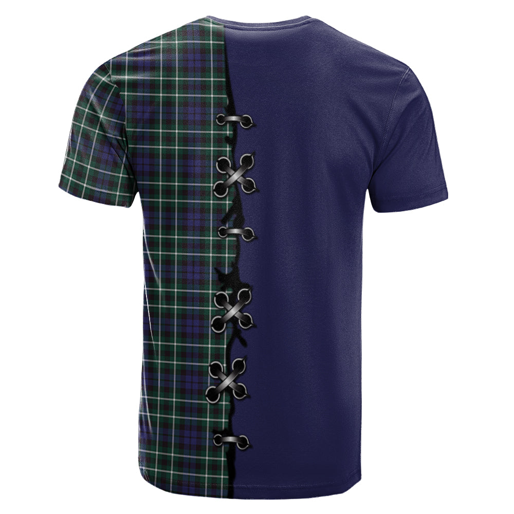 Graham of Montrose Modern Tartan T-shirt - Lion Rampant And Celtic Thistle Style