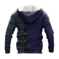 Graham of Montrose Modern Tartan Hoodie - Lion Rampant And Celtic Thistle Style