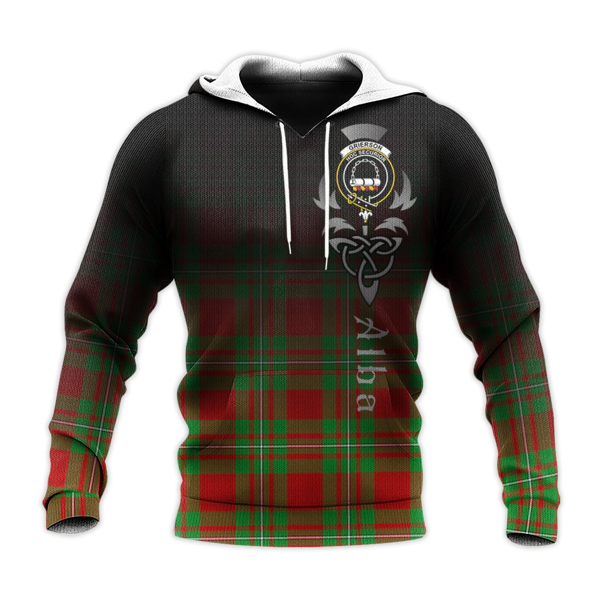 Grierson Tartan Hoodie - Alba Celtic Style