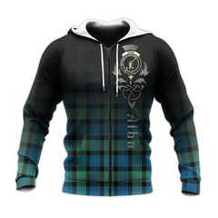 Gunn Ancient Tartan Hoodie - Alba Celtic Style