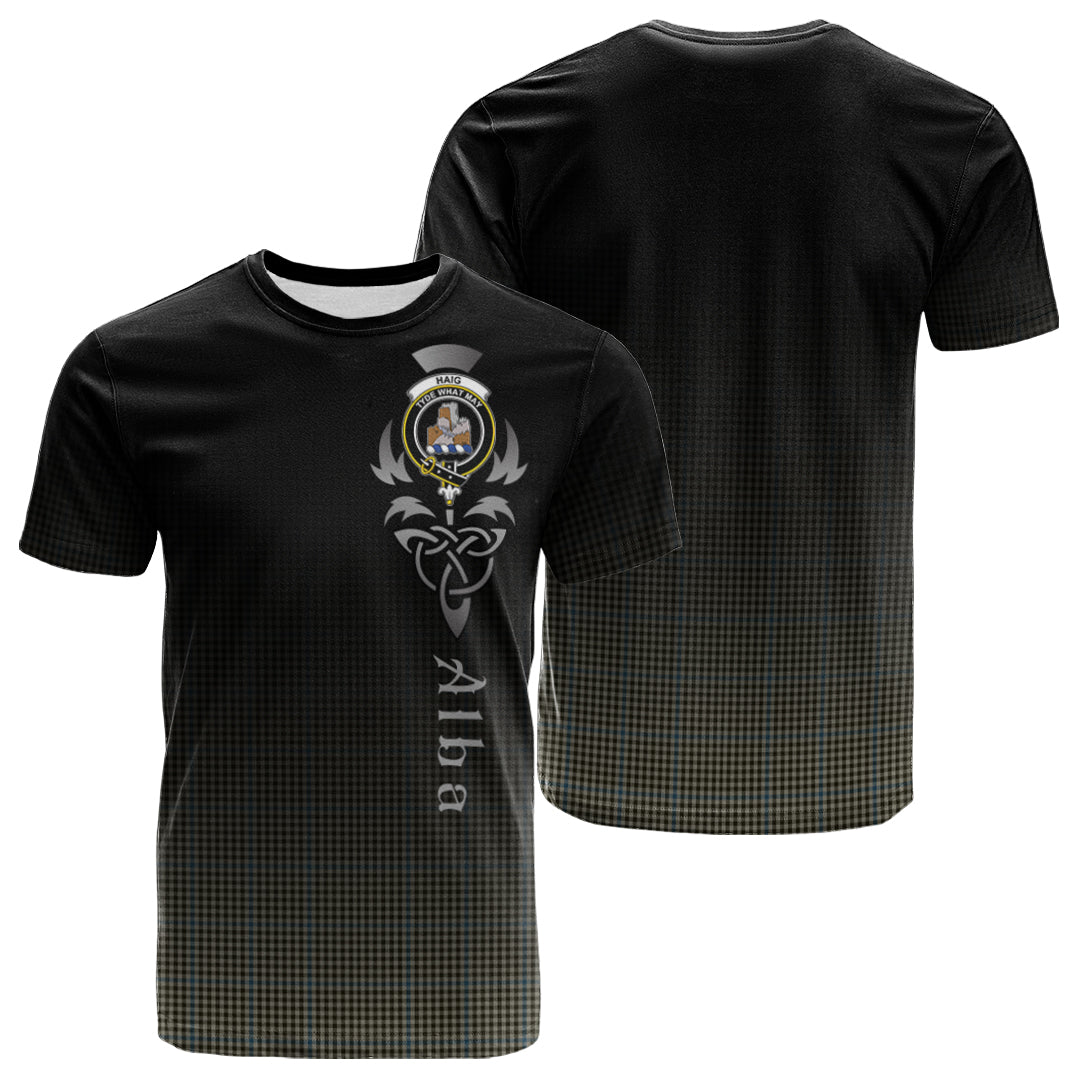 Haig Tartan Crest T-shirt - Alba Celtic Style