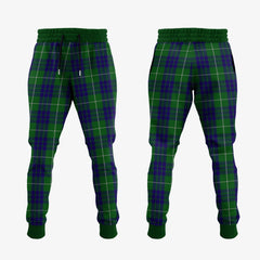 Hamilton Green Hunting Tartan Crest Jogger Sweatpants