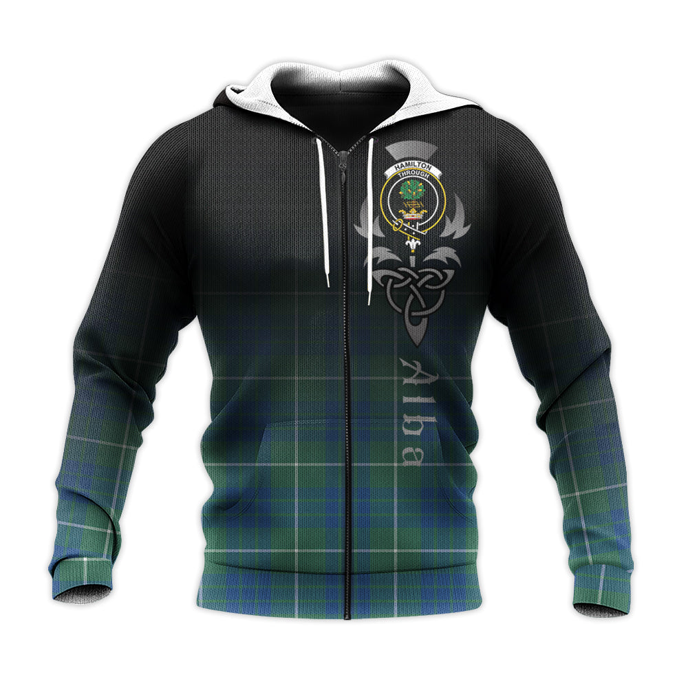 Hamilton Hunting Ancient Tartan Hoodie - Alba Celtic Style