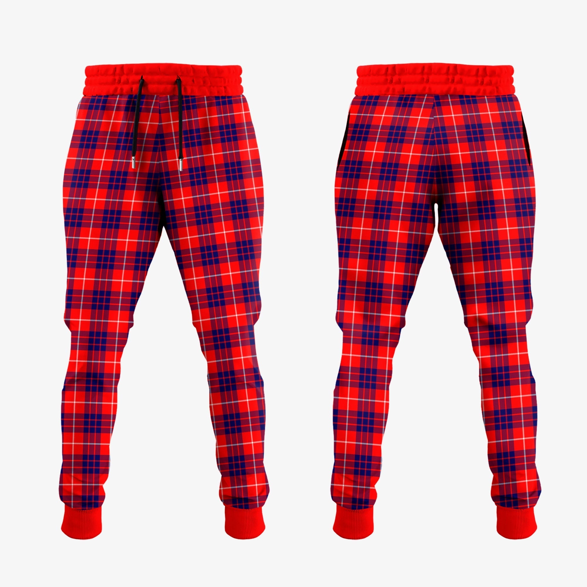 Hamilton Modern Tartan Crest Jogger Sweatpants