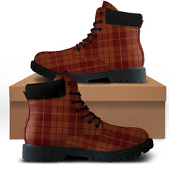 Hamilton Red Tartan All Season Boots