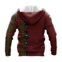 Hay Tartan Hoodie - Lion Rampant And Celtic Thistle Style