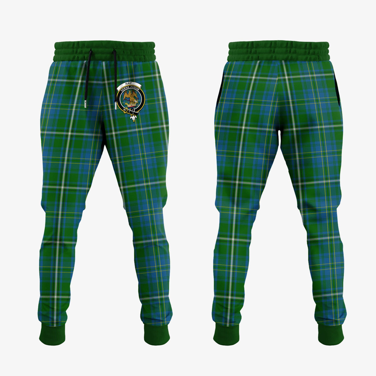 Hay Hunting Tartan Crest Jogger Sweatpants