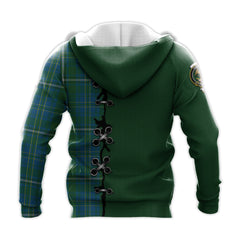 Hay Hunting Tartan Hoodie - Lion Rampant And Celtic Thistle Style