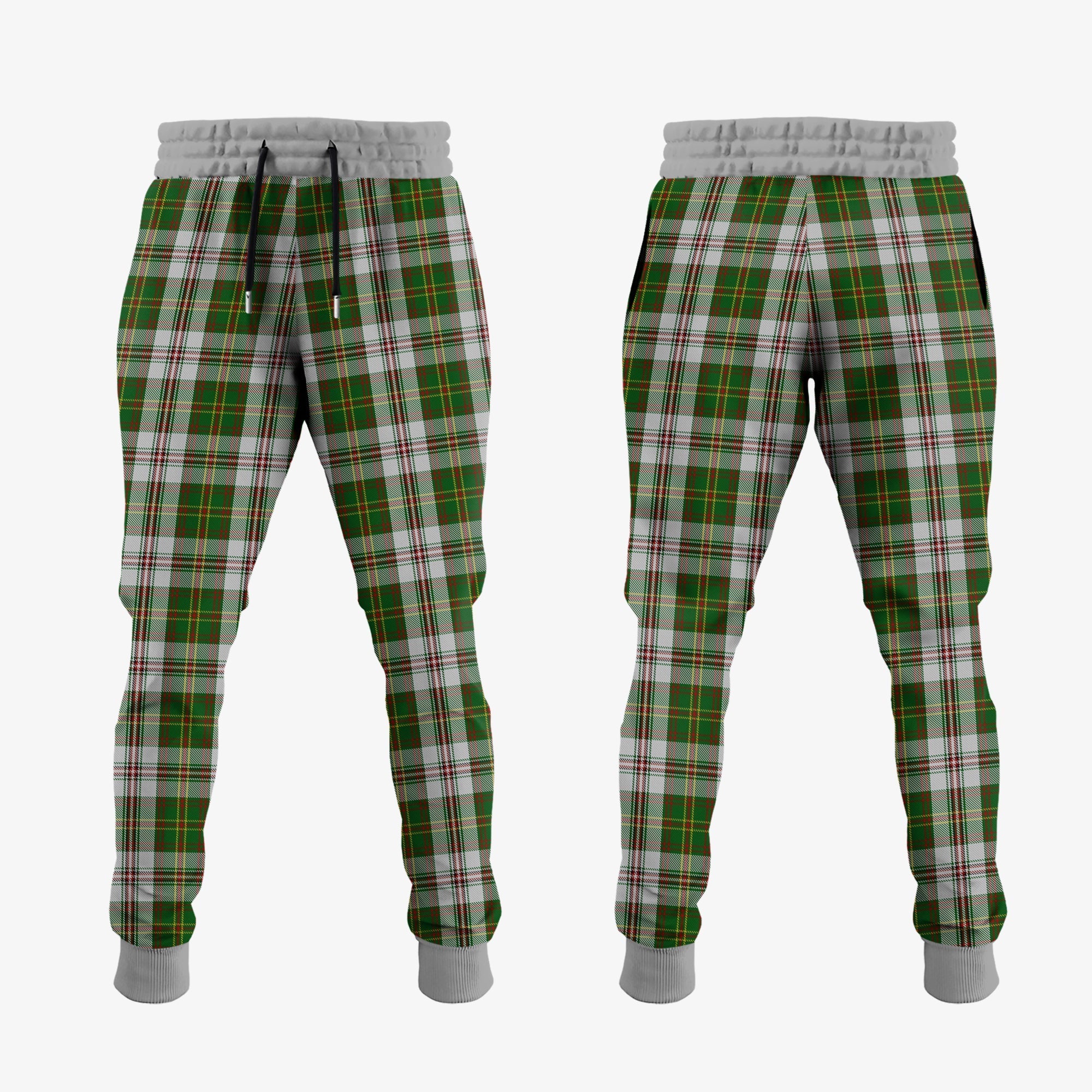 Hay White Dress Tartan Crest Jogger Sweatpants