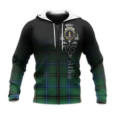 Henderson Ancient Tartan Hoodie - Alba Celtic Style