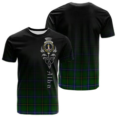 Henderson Modern Tartan Crest T-shirt - Alba Celtic Style