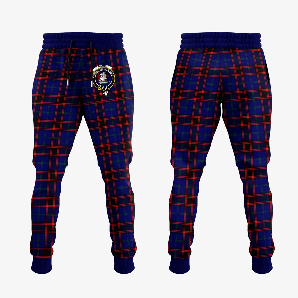 Home Modern Tartan Crest Jogger Sweatpants