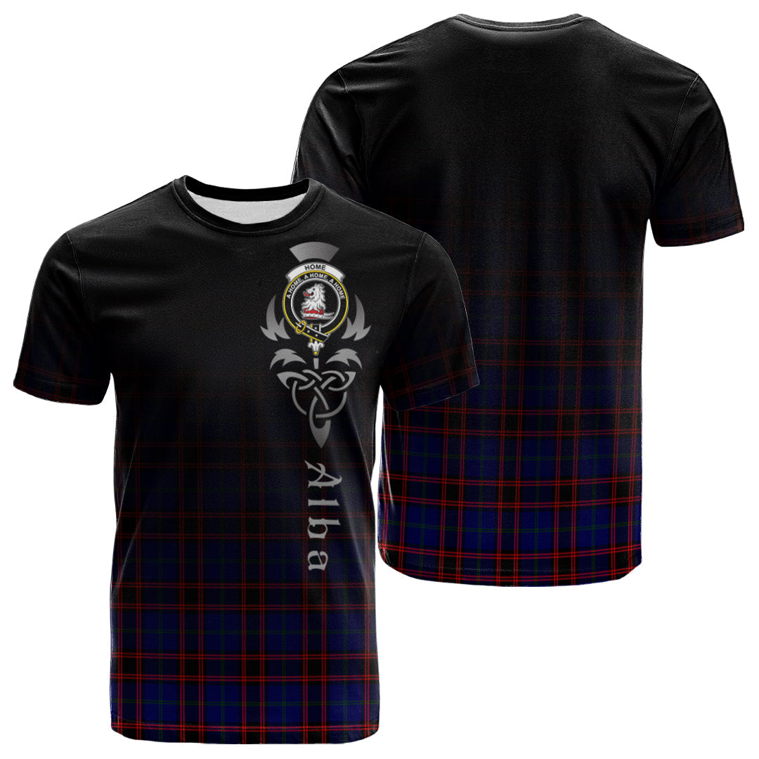 Home Modern Tartan Crest T-shirt - Alba Celtic Style