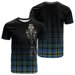 Hope Ancient Tartan Crest T-shirt - Alba Celtic Style