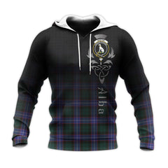 Hunter Modern Tartan Hoodie - Alba Celtic Style