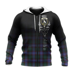 Hunter Modern Tartan Hoodie - Alba Celtic Style