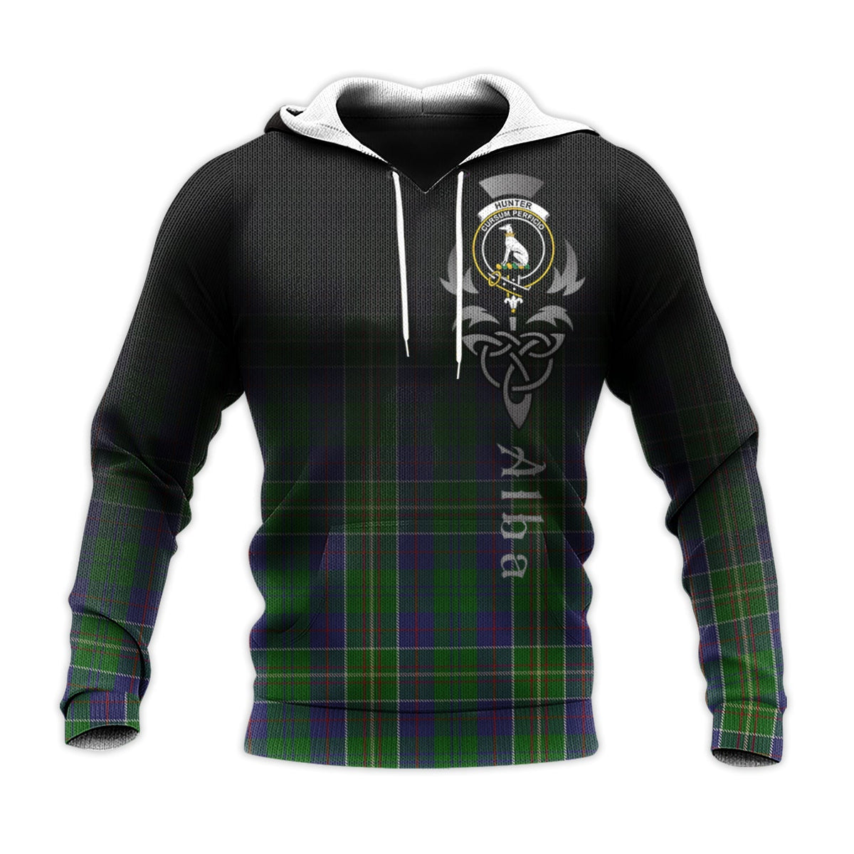 Hunter Of Hunterston Tartan Hoodie - Alba Celtic Style