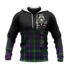 Inglis Modern Tartan Hoodie - Alba Celtic Style