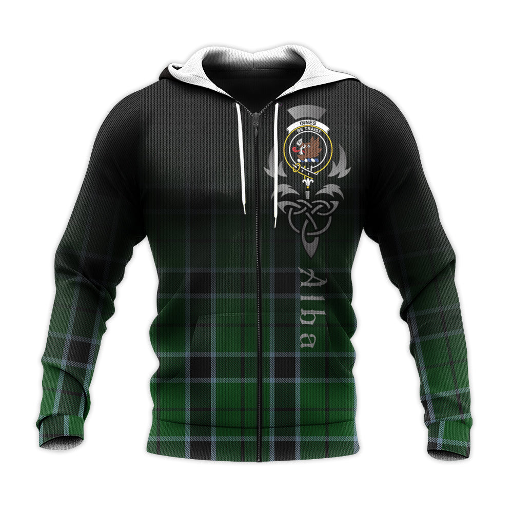 Innes Hunting Tartan Hoodie - Alba Celtic Style