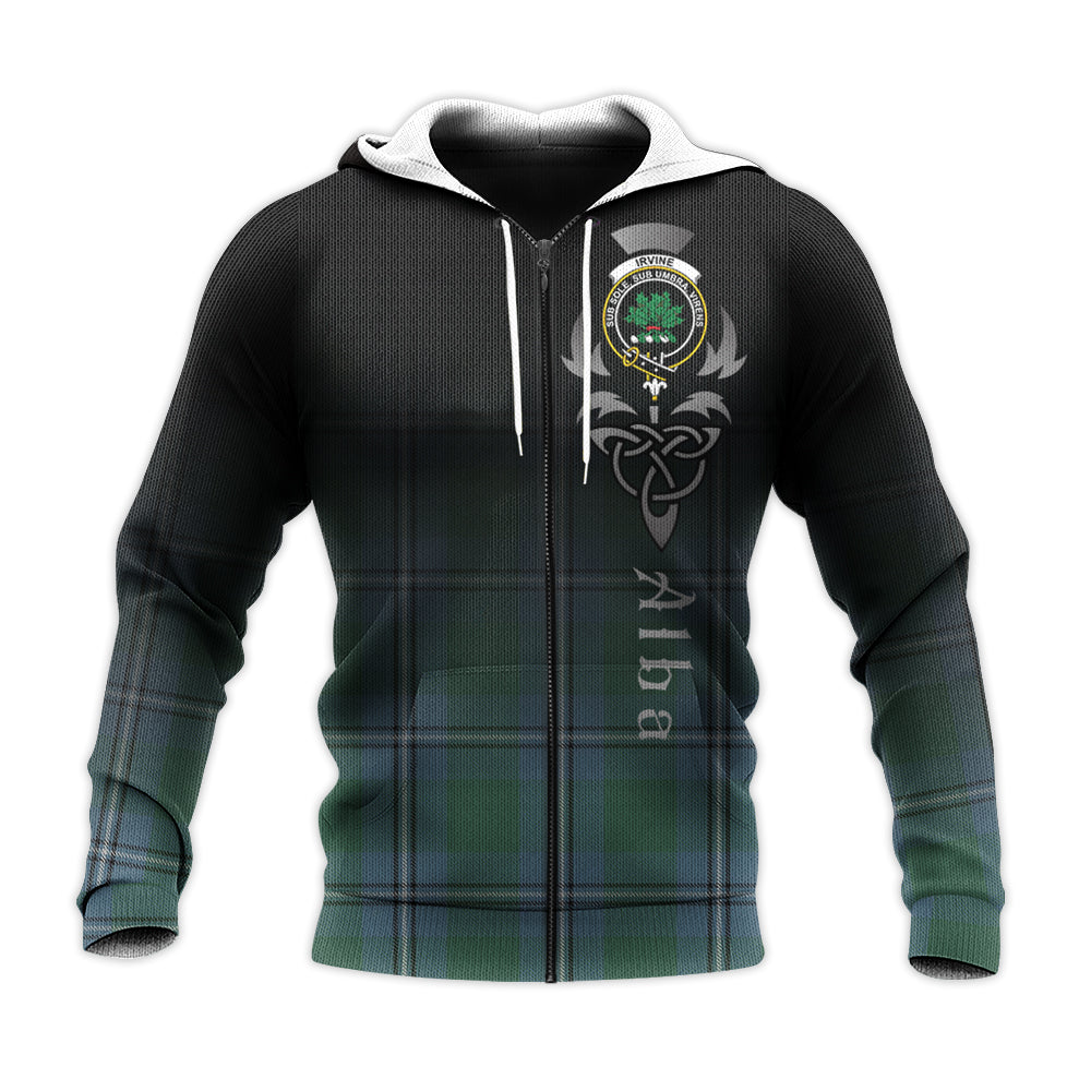 Irvine Of Drum Tartan Hoodie - Alba Celtic Style