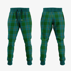 Irving Of Bonshaw Tartan Crest Jogger Sweatpants