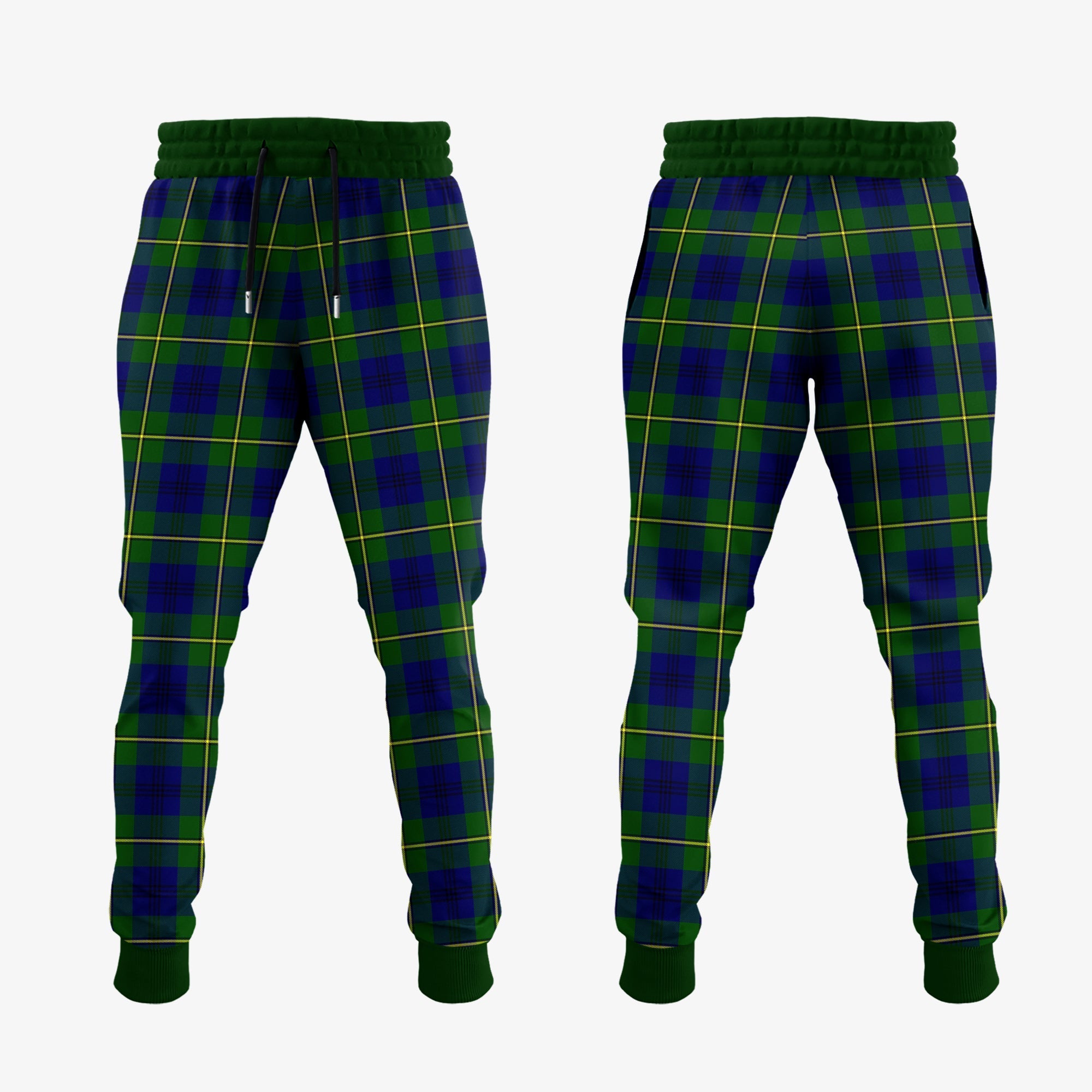 Johnston Modern Tartan Crest Jogger Sweatpants