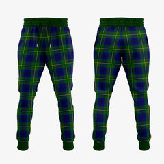 Johnston Modern Tartan Crest Jogger Sweatpants