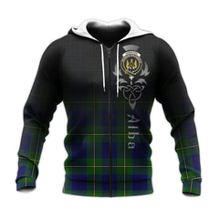 Johnston Modern Tartan Hoodie - Alba Celtic Style