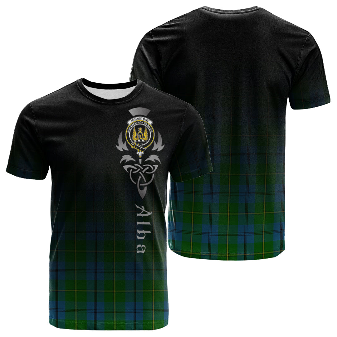 Johnstone Tartan Crest T-shirt - Alba Celtic Style