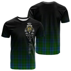 Johnstone Tartan Crest T-shirt - Alba Celtic Style