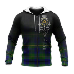 Johnstone Modern Tartan Hoodie - Alba Celtic Style