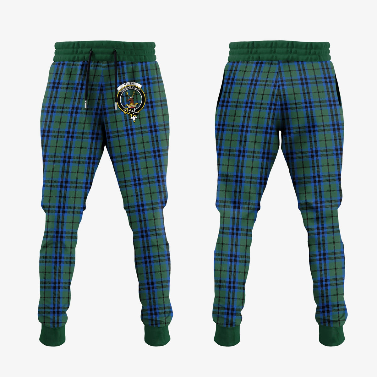 Keith Tartan Crest Jogger Sweatpants