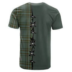 Kelly Dress Tartan T-shirt - Lion Rampant And Celtic Thistle Style