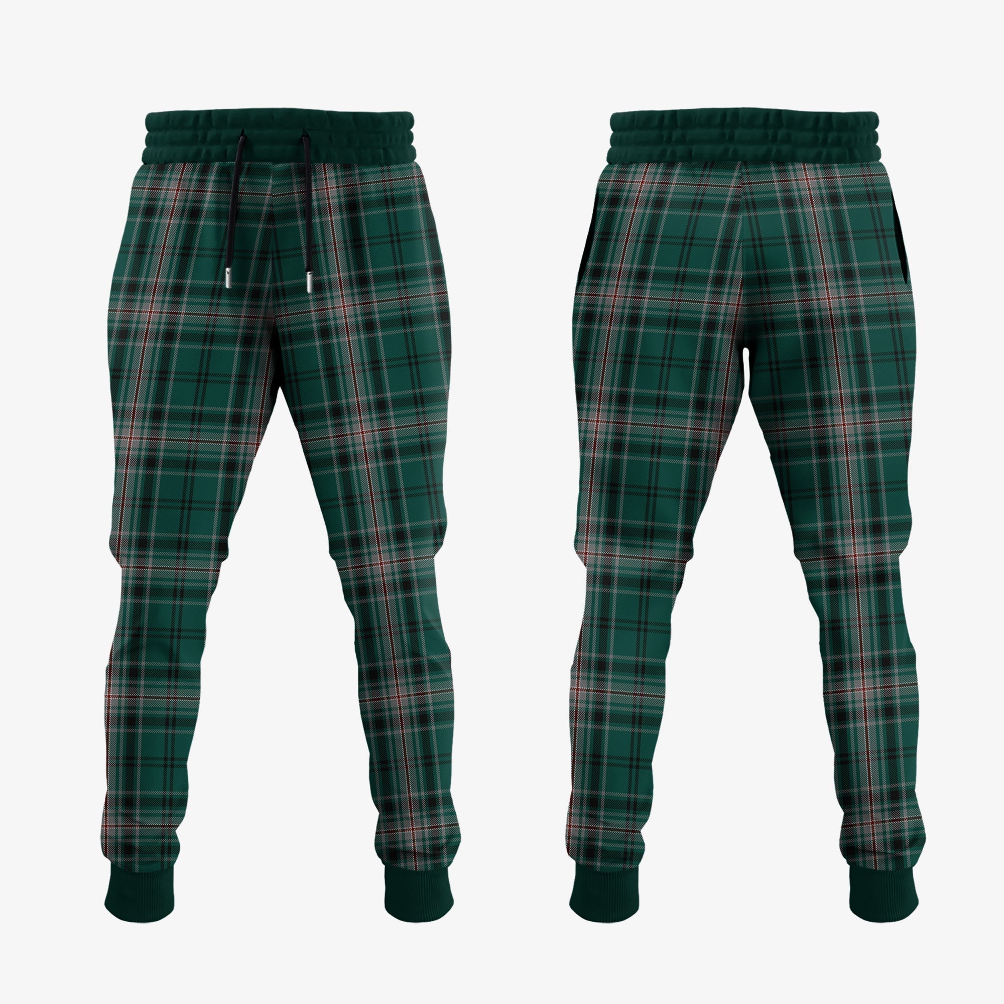 Kelly Of Sleat Hunting Tartan Crest Jogger Sweatpants