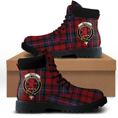 Kelly Of Sleat Red Tartan All Season Boots