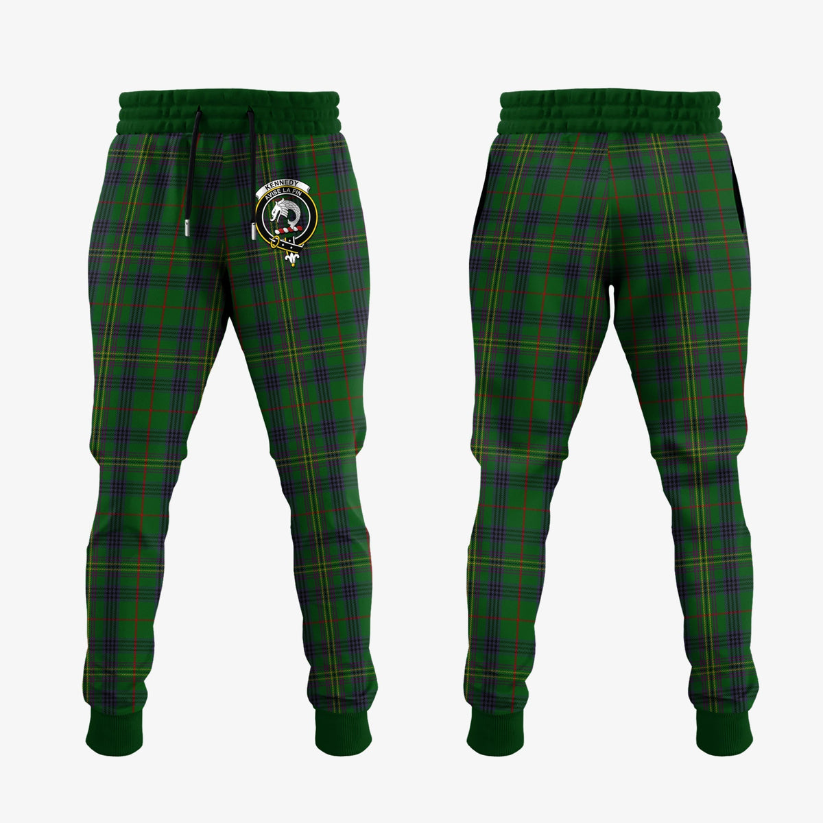 Kennedy Tartan Crest Jogger Sweatpants