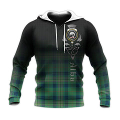 Kennedy Ancient Tartan Hoodie - Alba Celtic Style