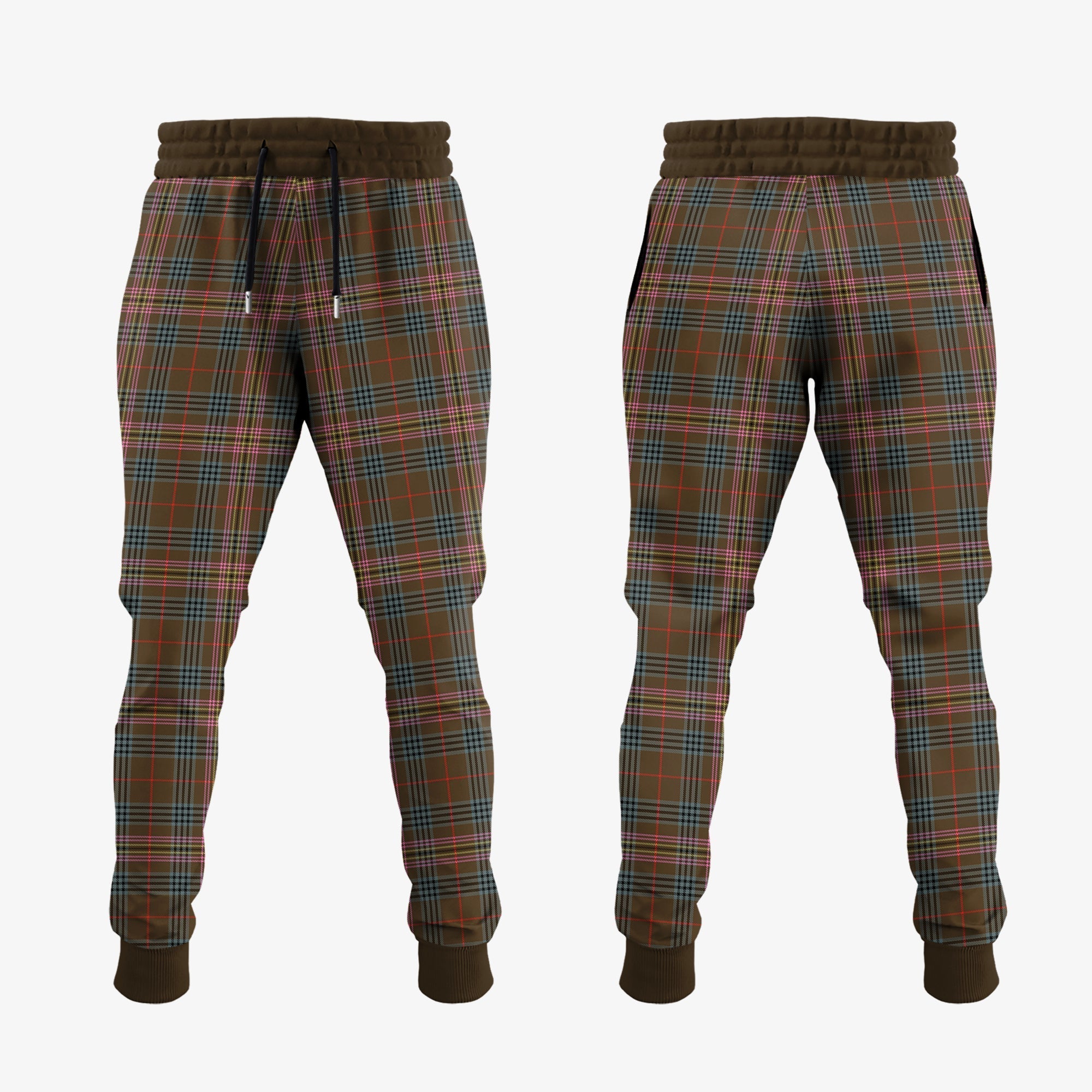 Kennedy Weathered Tartan Crest Jogger Sweatpants