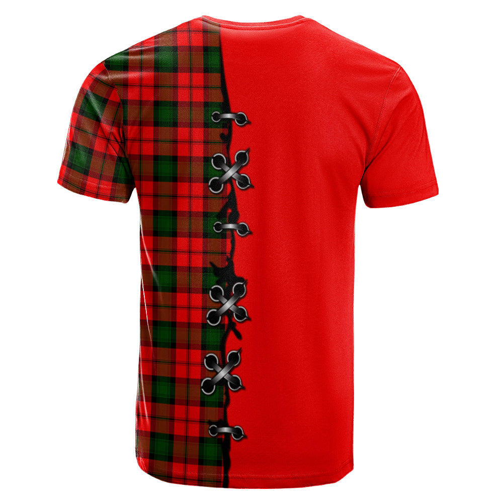 Kerr Modern Tartan T-shirt - Lion Rampant And Celtic Thistle Style