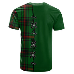 Kinloch Tartan T-shirt - Lion Rampant And Celtic Thistle Style